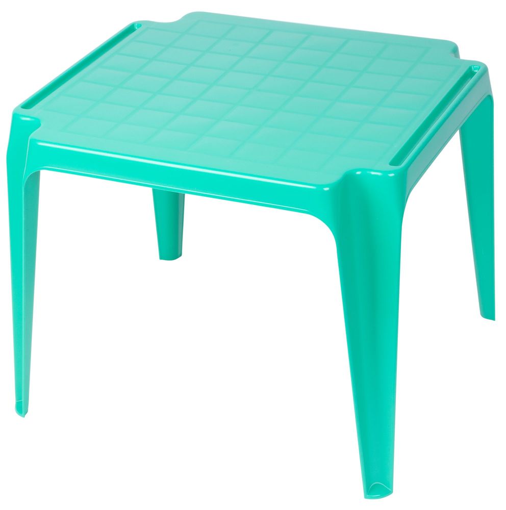 WEBHIDDENBRAND Stôl TAVOLO BABY Green, zelený, detský 55x50x44 cm